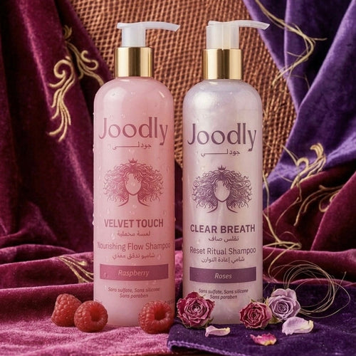 2 Shampoos  💧 Double Cleanse · نقاء مضاعف